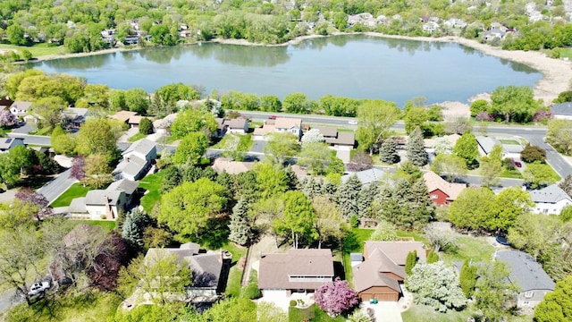7879 Juneau Ln N, Maple Grove, MN 55311 - aerial view of residential area with a nearby body of water