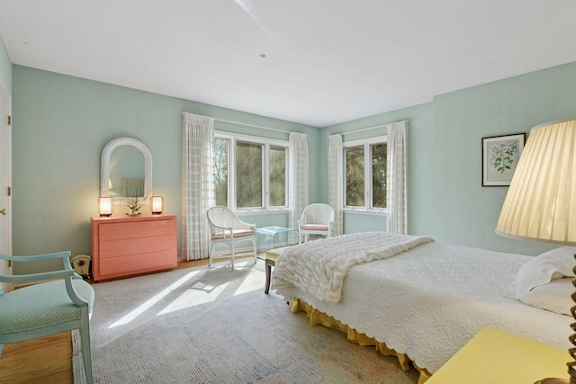 bedroom featuring carpet floors