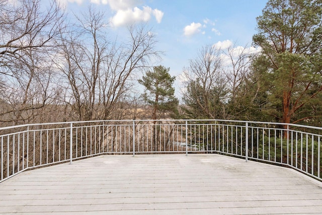 view of deck