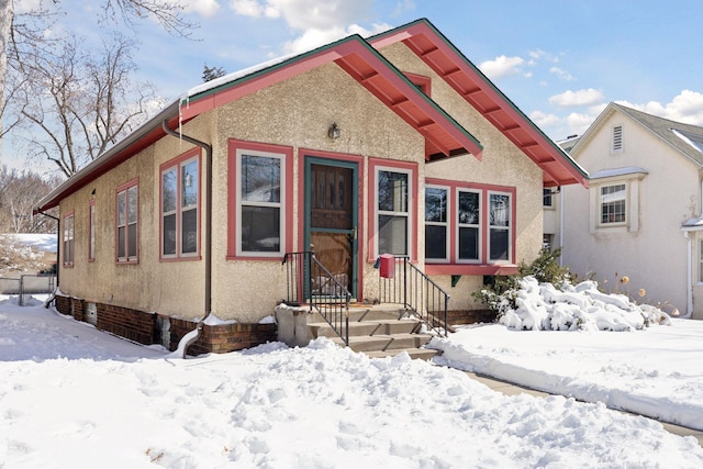 view of front of property with stucco siding