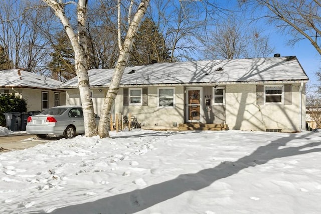 4116 Reservoir Blvd, Columbia Heights, MN 55421 - view of single story home