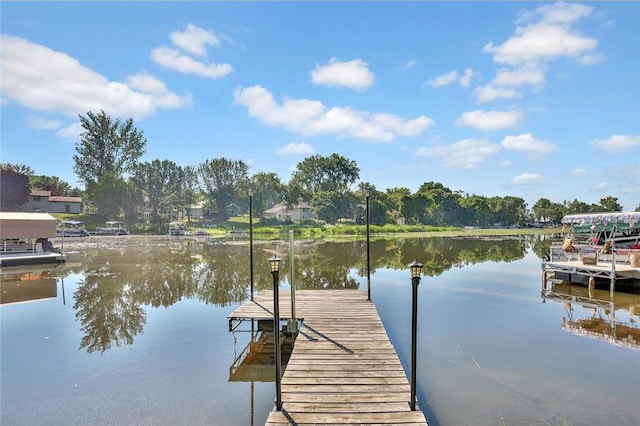 13413 Pine View Pl, Lindstrom, MN 55045 - view of dock featuring a water view