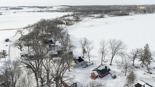 24932 Wall Lake Point Cir, Fergus Falls, MN 56537 - view of snowy aerial view