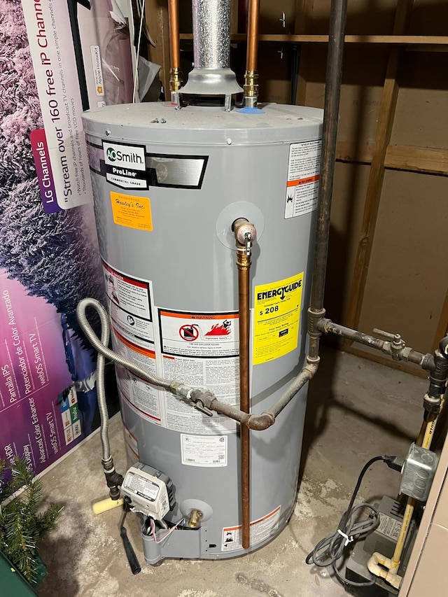 502 19th St N, Benson, MN 56215 - utility room featuring water heater