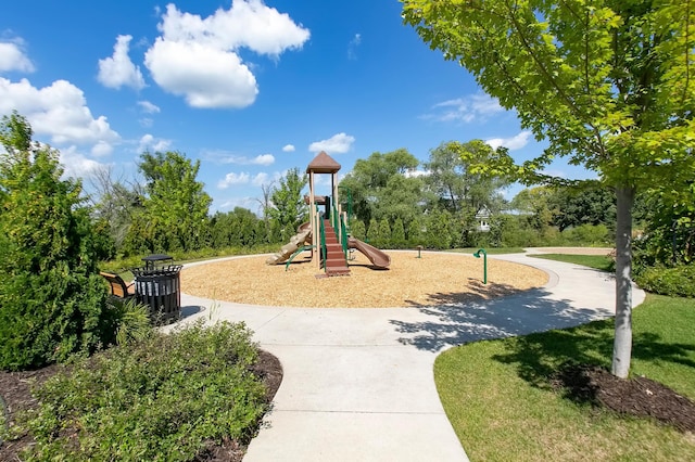 view of communal playground