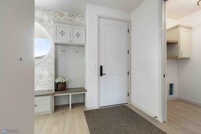 3254 Timber Creek Cir S, Fargo, ND 58104 - mudroom with light wood finished floors and baseboards