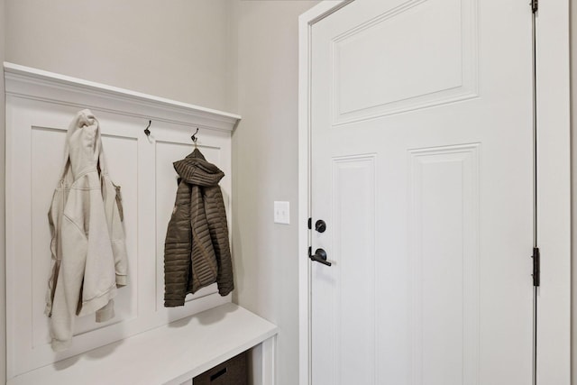 view of mudroom