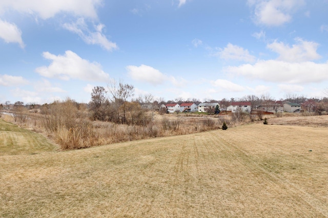 view of yard with a residential view