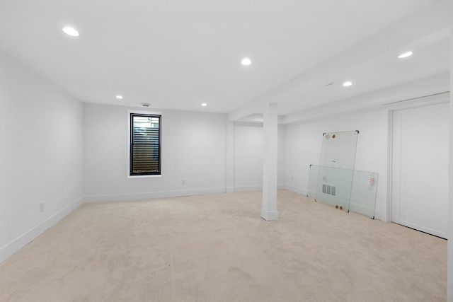 4129 Utica Ave S, Saint Louis Park, MN 55416 - basement featuring recessed lighting and carpet flooring