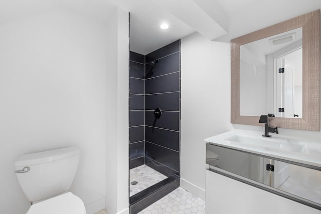 4129 Utica Ave S, Saint Louis Park, MN 55416 - full bathroom featuring a tile shower and recessed lighting