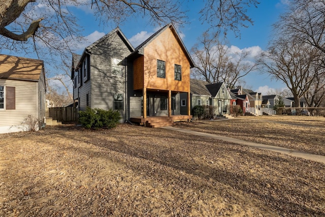 4129 Utica Ave S, Saint Louis Park, MN 55416 - back of property featuring a residential view and covered porch