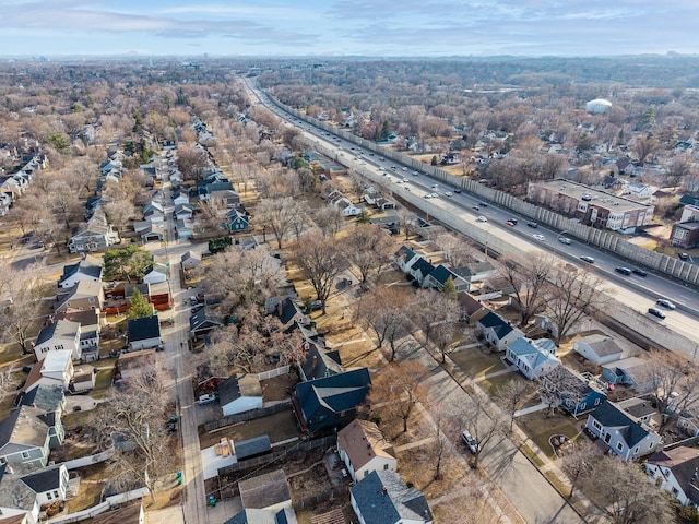 4129 Utica Ave S, Saint Louis Park, MN 55416 - aerial overview of property's location with nearby suburban area