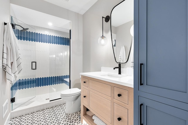 4889 Lake Harriet Pkwy, Minneapolis, MN 55419 - full bath featuring toilet, a stall shower, and vanity