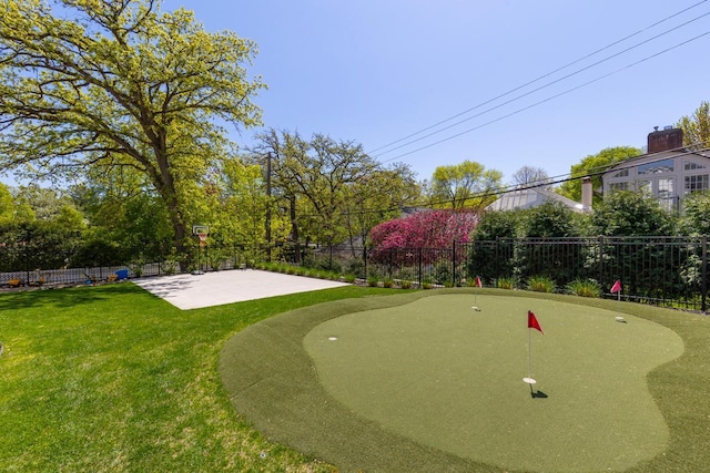 4889 Lake Harriet Pkwy, Minneapolis, MN 55419 - view of home's community featuring an area to practice putting and a patio area