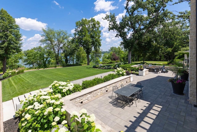 4889 Lake Harriet Pkwy, Minneapolis, MN 55419 - view of patio / terrace featuring outdoor dining space