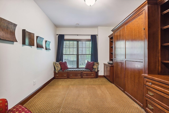 sitting room featuring baseboards