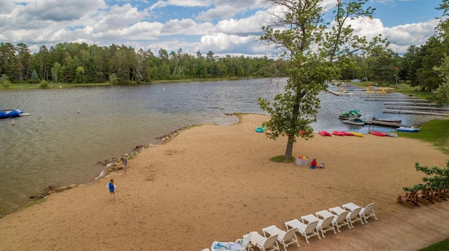 property view of water