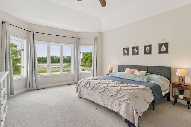 13380 Willandale Rd, Rogers, MN 55374 - carpeted bedroom featuring multiple windows, baseboards, and ceiling fan
