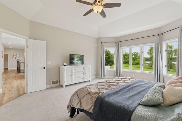 13380 Willandale Rd, Rogers, MN 55374 - bedroom featuring light colored carpet, baseboards, and a ceiling fan