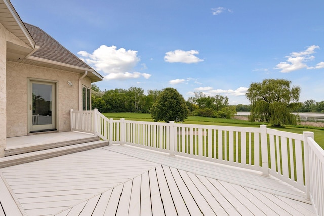 13380 Willandale Rd, Rogers, MN 55374 - deck with a lawn