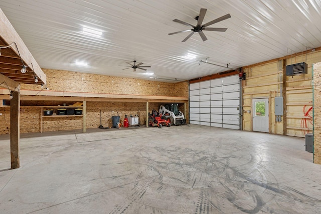 13380 Willandale Rd, Rogers, MN 55374 - garage with ceiling fan