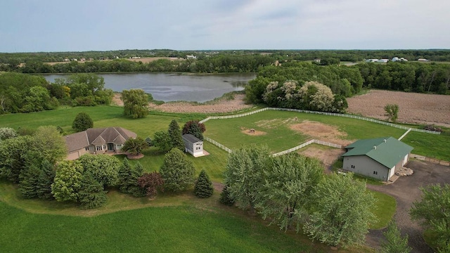 13380 Willandale Rd, Rogers, MN 55374 - view from above of property with a large body of water
