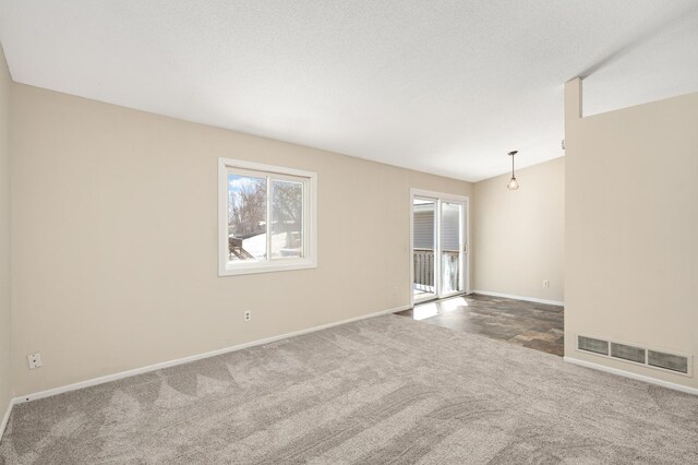 16860 Grenadier Ave, Lakeville, MN 55044 - carpeted empty room featuring baseboards, visible vents, and a textured ceiling