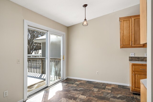 16860 Grenadier Ave, Lakeville, MN 55044 - unfurnished dining area featuring baseboards and a healthy amount of sunlight