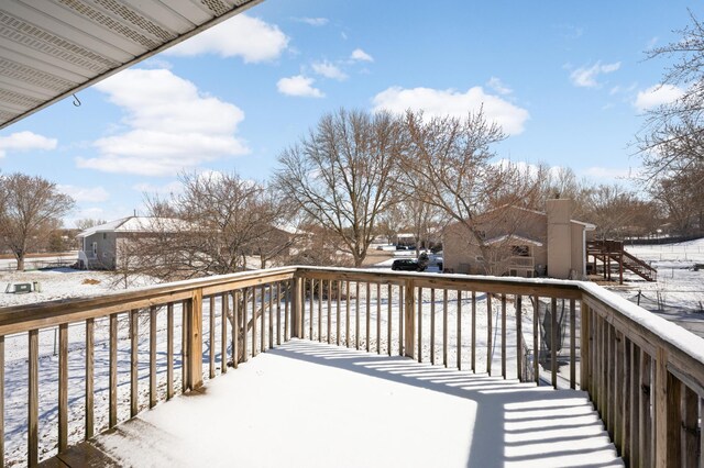 16860 Grenadier Ave, Lakeville, MN 55044 - view of snow covered deck