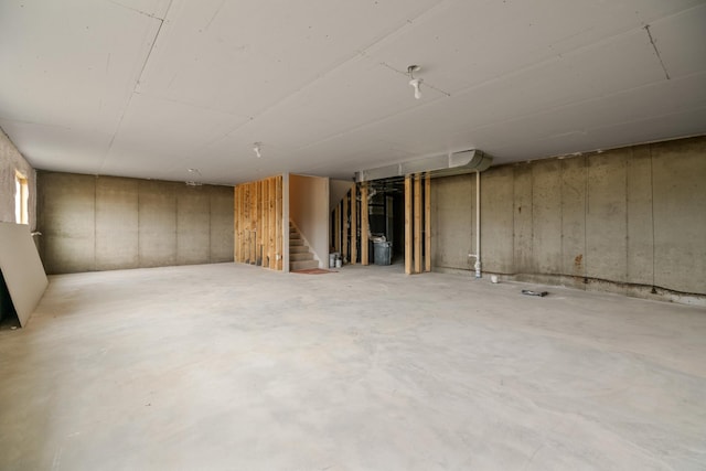 3047X Nicholas St, Grand Rapids, MN 55744 - unfinished below grade area featuring stairway