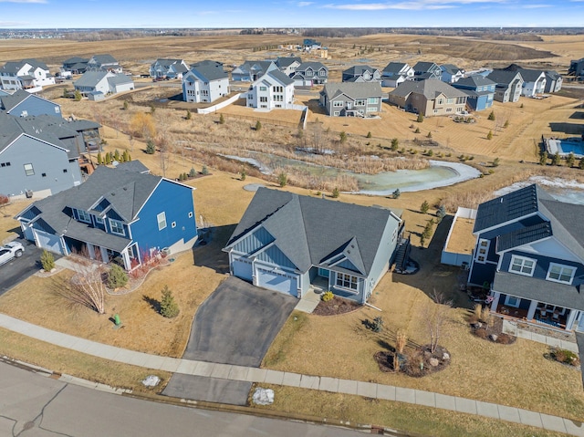 birds eye view of property featuring a residential view