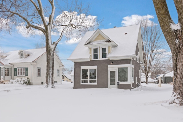 view of front of house with stucco siding