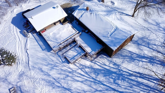 19241 Ebony Rd, Osakis, MN 56360 - view of snowy aerial view