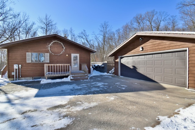 19241 Ebony Rd, Osakis, MN 56360 - view of front of property with an outdoor structure and a garage