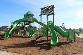 view of community jungle gym