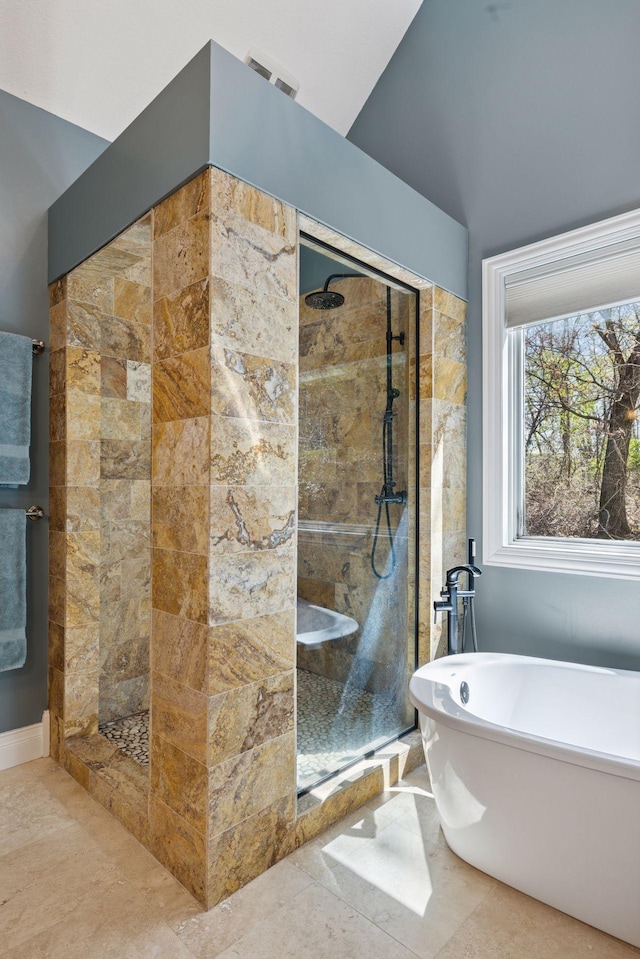 1067 Pioneer Rd, Red Wing, MN 55066 - full bath with a shower stall and a soaking tub