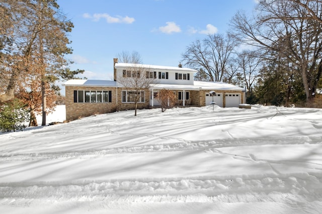 view of front of property with an attached garage