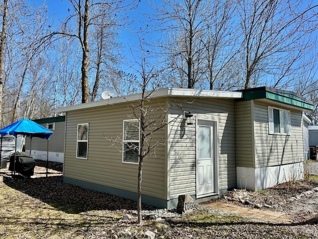 view of back of property