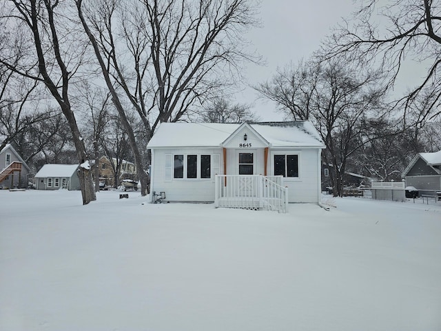 view of bungalow-style house