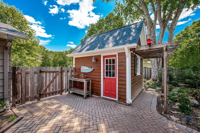 2135 Shadyview Ln N, Plymouth, MN 55447 - view of outdoor structure with a gate