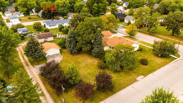 drone / aerial view featuring a residential view