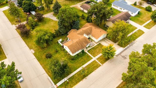 bird's eye view featuring a residential view