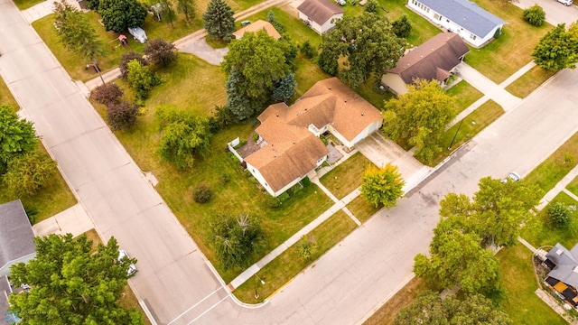 drone / aerial view featuring a residential view