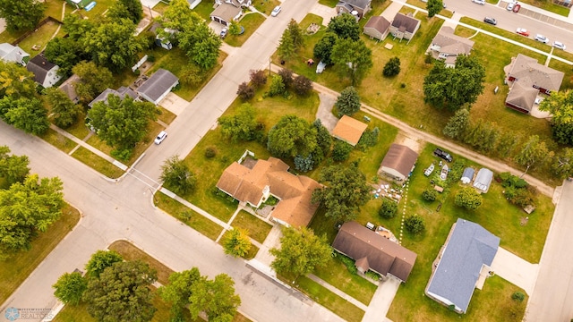 bird's eye view featuring a residential view