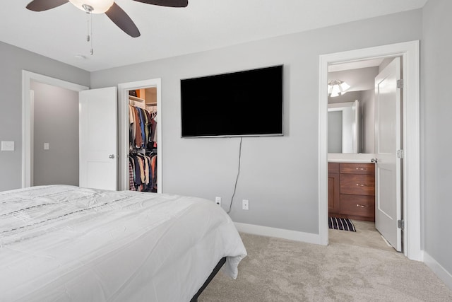 9764 Saint Andrews Dr, Elko New Market, MN 55020 - bedroom with light carpet, a spacious closet, a closet, and baseboards