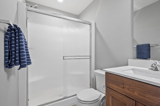 9764 Saint Andrews Dr, Elko New Market, MN 55020 - full bath featuring a shower stall, toilet, and vanity
