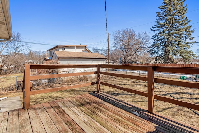 3879 Polk St NE, Columbia Heights, MN 55421 - wooden terrace featuring fence