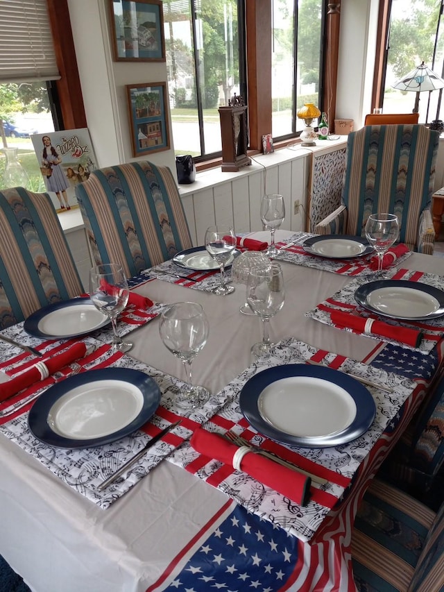 view of dining room