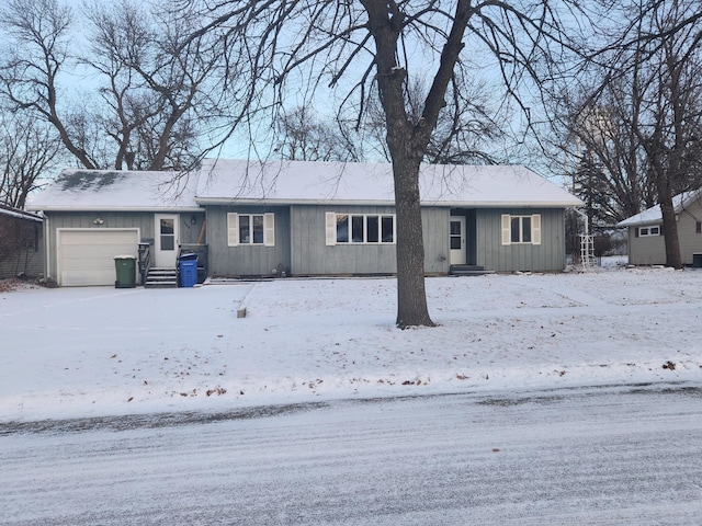 ranch-style house with an attached garage