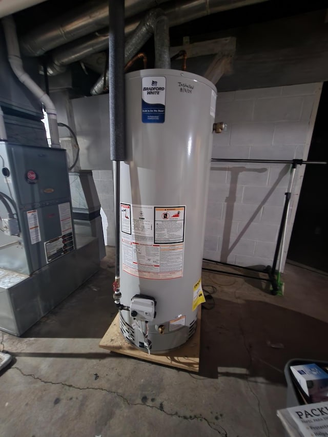 utilities with water heater